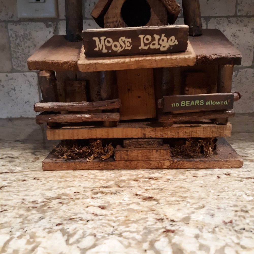 Handmade Primitive Wooden Cabin